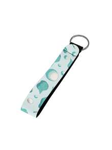 1PC Polyester Lightweight Durable Anti Slip Portable Sky Blue Golf Print Keychain Short Hand Held Key Cord Car Key Backpack Pendant Accessory For Sports Outdoor Travel Daily Gift For Driver Golfer - Multicolor - View 7