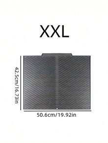 Tapete de secado de silicona con borde extra ancho - Alfombra de drenaje antideslizante para encimera de cocina para platos, cuencos, utensilios | Rejilla de secado flexible resistente a los olores - Gris - Ver 14