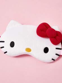HELLO KITTY AND FRIENDS | SHEIN 印花睡眠遮光眼罩，可有效遮光，柔軟布料 - 紅色 - 查看 2