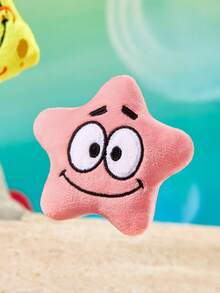 SpongeBob SquarePants | SHEIN 1件可愛卡通造型冰箱貼，背面含磁鐵，可吸附於冰箱及各種金屬表面 - 彩色 - 查看 5
