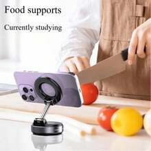 1pc 360° Rotating Mechanical Vacuum Suction Cup Car Phone Holder, Magnetic Phone Stand, Compatible With Iphone, Android Phones, Navigation, Birthday Gift, Family & Friends, Car Accessories - multicolor - View 7