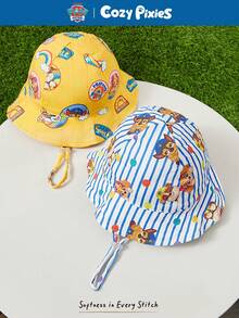 Cozy Pixies | PAW Patrol 1-Piece Baby And Children's Hat Cartoon Cute Pattern Comfortable And Soft, Daily Newborn Use, Outdoor Wear, Certified By Oeko-Tex - Multicolor - View 2