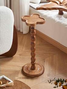 1PC Round Wooden Mixed Color Multifunctional Pedestal Coffee Plant Stand Side Table For Living Room Sofa Bedroom Durable Non Slip Easy Clean Space Saving Versatile Home Furniture Gift - Multicolor - View 9