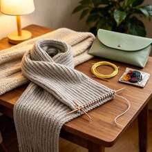 This Aluminum Alloy Detachable Circular Weaving Tool Set Is Smooth And Burr Free, Suitable For Weaving Socks, Scarves, And Sweaters. Comes With A Red Portable Bag For Easy Storage. - multicolor - View 6