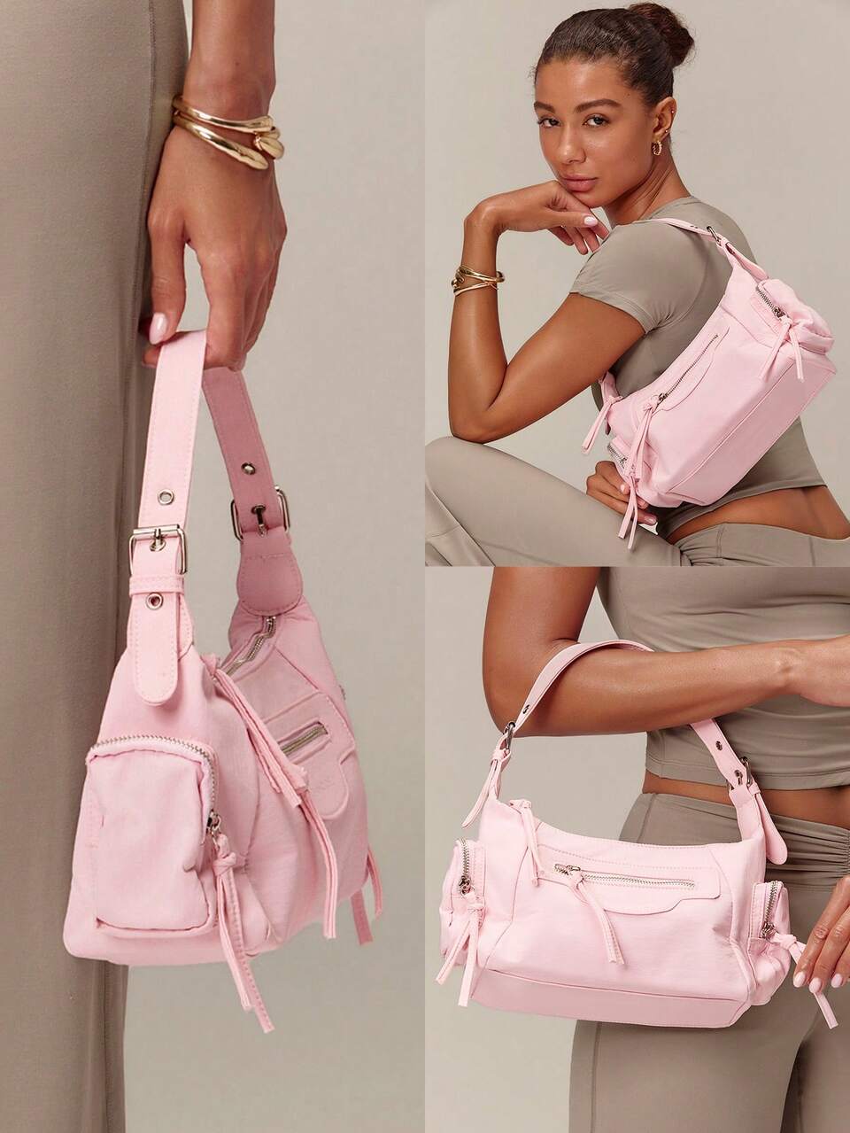 Small 5L SunChaser Water-Resistant Multiple Compartments Exterior Zipper Shoulder Bag Summer Vacation Holiday Outdoors Daily Casual Wear