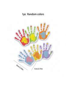 Joivida 1pc/6pcs Halloween Hand Shape Sticky Notes, Fun Palm Design Self-Adhesive Memo Pads For Home, Office, School, Party Favors, Planner Decor, Cute Colored Scratch Paper - multicolor - View 14