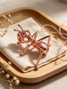 1Pc Alloy Small Snail Animal‑Shape Craft Figurine, Metal Home Decor Ornament For Office - multicolor - View 2