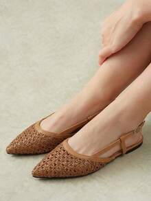 Styleloop Ladies, Buckles, Flat Shoes, Vacation Atmosphere, Summer Wear, Travel Essentials, Y2K, Cool Girl Night Out Wear Fall Shoes - Brown - View 7