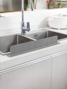 Tấm chắn nước bắn bằng silicone – nắp đậy linh hoạt, chống thấm nước và chống bắn cho bồn rửa bát, bồn rửa mặt phòng tắm, bồn rửa bát đĩa và bồn rửa rau. Tấm chắn nước bắn cho mặt bàn bếp - Xem 7