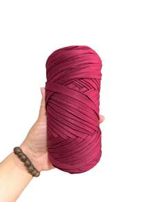 1 Pack Premium High Elastic Woven Rag Yarn, Stretchy Crochet Thread For Handmade Weaving Bags, Baskets, Carpets, Shoes, Home Decor, DIY Crafts, Multiple Vibrant Colors, Ideal For Knitters And Craft Lovers - Multicolor - View 9