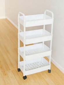 5/4/3 Tier Storage Cart - Durable Plastic Material, Easy To Move, Suitable For Kitchen, Bathroom, Bedroom - (Easy To Move And Convenient) Black & White Underwear Storage Box, Thickened Tube, Strong Load-Bearing, Multi-Layer Storage Rack, Suitable For Kitchen, Bedroom And Outdoor Camping, Durable Plastic Design, Multi-Functional Storage Cart | Modern Storage Rack | Sturdy Storage Rack, Halloween, Christmas Gift - Multicolor - View 11