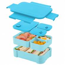 A Large‑Capacity, Reusable, Portable Microwave Lunchbox, Food Storage Container, Salad Container, And Fruit Container. Ideal For The Office, Outdoor Travel, And Back‑To‑School Season. - Multicolor - View 6