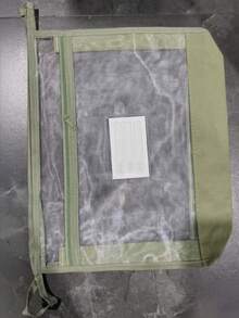 1PC A4 Transparent Mesh 2 Layer Zipper Organizer Bag Large Capacity For School Test Papers Books Homework For Primary Middle High Students - Multicolor - View 11