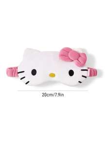 HELLO KITTY AND FRIENDS | SHEIN 印花睡眠遮光眼罩，可有效遮光，柔軟布料 - 粉色 - 查看 4
