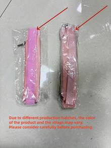 1 件装 PU 笔记本笔袋，带可调节带，笔筒拉链袋，带松紧带笔袋，适用于笔记本、日记本、计划簿，纯色笔记本笔套、笔筒，返校（多种颜色可选） - 彩色 - 查看 13