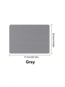 1Pc Silicone Dishwashing Mat – Kitchen Utensil Drainage Mat, Heat-Resistant Flexible Rubber Mat For Countertop & Sink, Multifunctional Insulation Pad & Water Filter Mat, Cup Holder (2 Colors Available) - Multicolor - View 11