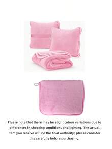 Travel Blanket And Pillow, Premium Soft, Multi-Purpose Travel Blanket, Relaxation Blanket, Includes Luggage Strap And Backpack Clip, Ideal For Various Travel Situations Like Car Trips And Air Travel, Gift - One Size Fits All - View 10