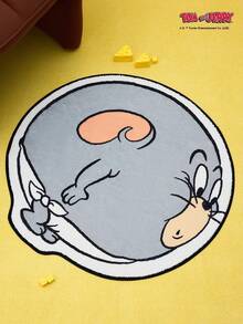 TOM & JERRY X Joivida 1 قطعة سجادة فأر - حصيرة أرضية كرتونية مرخصة، ديكور منزلي من الفرو الناعم - 1PC - مشاهدة 18