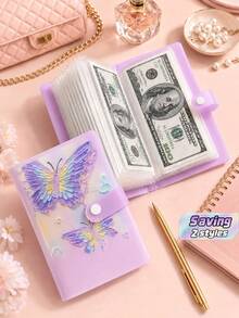 1pc A5 100-Page Savings Challenge Book Simple And Fun Way To Save Money Office Supplies Student Notebook - Savings Book - View 2