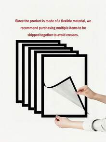 A3 Magnetic Photo Frames, Poster Cover Frames, Self-Adhesive Magnetic Frames, Magnetic Wall Art Frames, Interchangeable Wall Art Frames, Magnetic Poster Racks, Art Display Racks, Suitable For Refrigerators, Perfect For Displaying Photos - 5Pcs - View 8