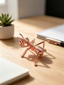 1Pc Alloy Small Snail Animal‑Shape Craft Figurine, Metal Home Decor Ornament For Office - multicolor - View 5