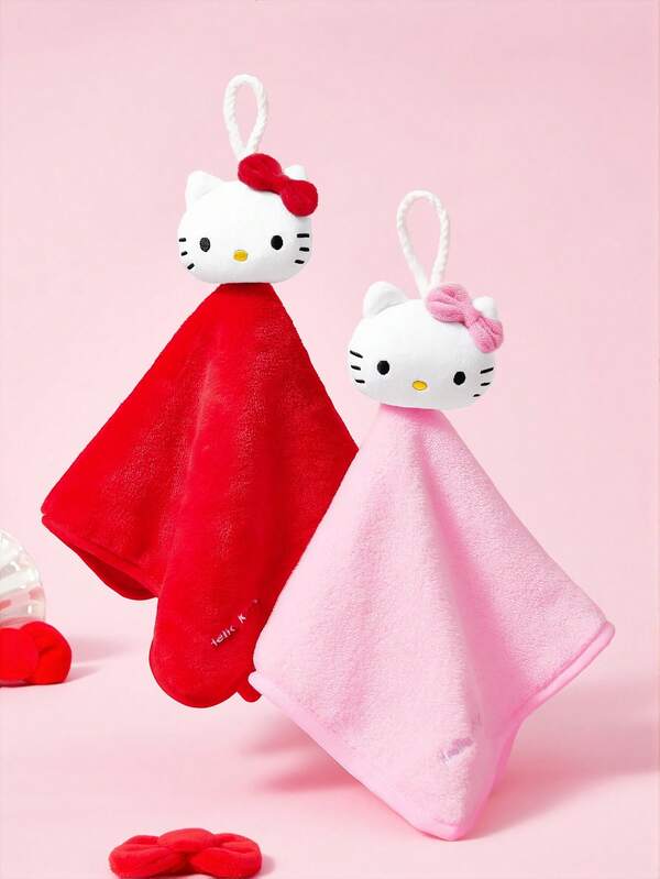 HELLO KITTY AND FRIENDS | SHEIN 3D卡通掛式手巾