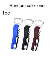 1/3/6pcs Stainless Steel Multifunctional Bottle Opener: For Wine, Beer And Bottle Caps - Great For Restaurants, Hotels And Bars - Multicolor - View 9