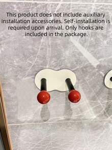 1PC Universal Size Durable Plastic Wall Mounted Tissue Holder Rack With Hook For Towel Face Cloth Toilet Paper Storage No Drill Installation Space Saving Multifunctional For Bathroom Laundry Room Kitchen Home Organizer Essential - Multicolor - View 6
