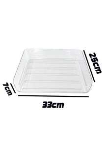 2pcs Stackable A4 Size Transparent PET Desktop File Tray, Space-Saving Document & Letter Organizer Tray For Office, Home, School Supplies - Multicolor - View 7