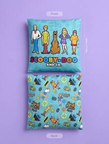 SCOOBY-DOO X Joivida 1件枕套（不含填充物），舒適搖粒絨布料，45*45cm - 彩色 - 查看 6