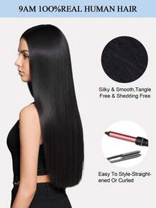 16Inch 40G Mini Six-LobeTape-In Hair Extensions,Tape In Hair Extensions 10pcs/Pack,Real Human Hair,Invisible Skin Weft,Natural Blend Comfortable Wear Less Visible,Instant Volume & Length,Natural Look,Easy Application,Women,Halloween Cosplay - Multicolor - View 15