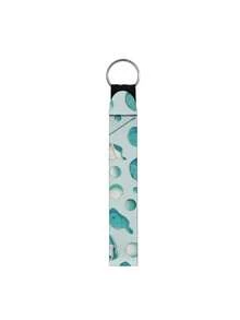 1PC Polyester Lightweight Durable Anti Slip Portable Sky Blue Golf Print Keychain Short Hand Held Key Cord Car Key Backpack Pendant Accessory For Sports Outdoor Travel Daily Gift For Driver Golfer - Multicolor - View 8
