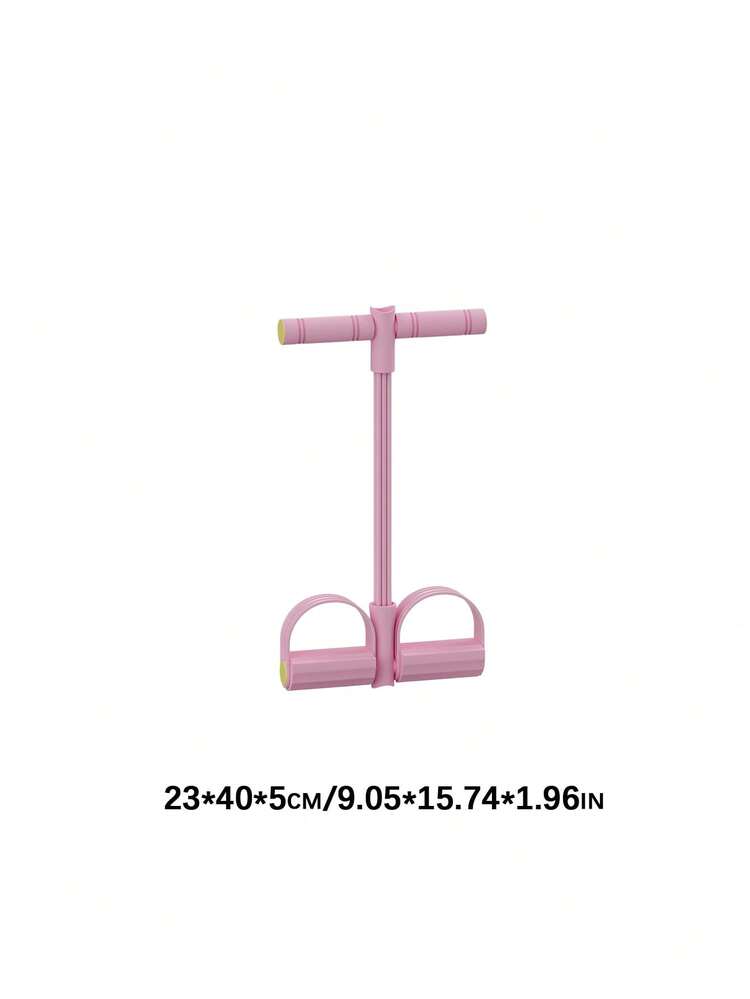 Foot‑Pedal Resistance Band, Sit‑Up Assistant Pull Rope, Multifunctional Home Abdominal Leg Arm Yoga Fitness Trainer - Multicolor - View 3