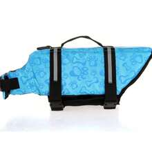 1PC Dog Life Jacket, Adjustable Chest And Neck Circumference, Tear-Resistant Dog Life Vest, Suitable For Small And Medium-Sized Dogs, Boating, Swimming Vest, High Buoyancy, Includes Easy-To-Carry Handle And D-Ring - Multicolor - View 9