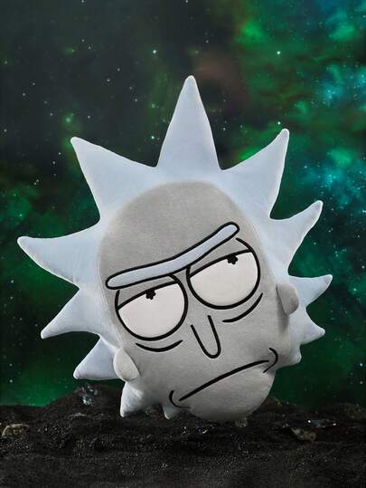 Rick and Morty X SHEIN وسادة بشكل شخصية كرتونية 1 قطعة