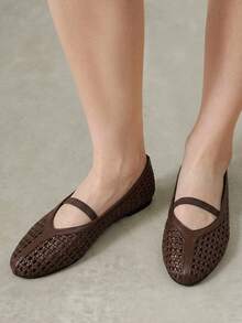 Styleloop Ladies, Rubber Band, Flat Shoes, Vacation Atmosphere, Summer Wear, Travel Essentials, Y2K, Cool Girl Night Out Wear - dark brown - View 10
