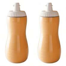 Plastic Pressurized Spice Bottle, 500ml Capacity, Reusable Sauce Dispenser, Leakproof, Suitable For Ketchup, Sesame Sauce, Salad Dressing, And Kitchen Use - Multicolor - View 15