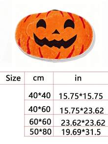 Halloween Imitation Cashmere Doormat, Wear-Resistant Entryway Floor Mat, Easy Care Decorative Rug For Living Room - d - View 3