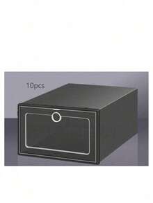 Thickened Transparent Plastic Shoe Boxes, Drawer-Style Shoe Boxes, Front Transparent Display, Suitable For Sports Shoes, High Heels, Leather Shoes, And Casual Shoes, Stackable Space Saving, Dustproof Breathable, Easy Slide Out Access - View 14