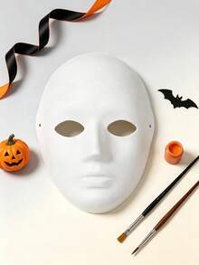 Vintage Plastic Masks For Women, DIY Blank Paintable Masks For Masquerade Parties, Chinese Style Hanfu Cosplay And Stage Performance - multicolor - View 7