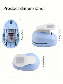 1-Piece Stamp Embosser, Stamp Bullet Journal Hole Punch, Creative DIY Embossing Tool, And A Supplies‑Collecting Tool For Your Planner. - blue - View 10