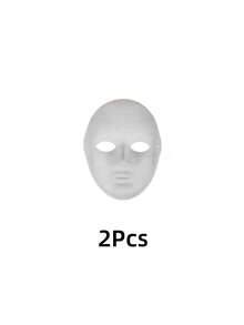 Vintage Plastic Masks For Women, DIY Blank Paintable Masks For Masquerade Parties, Chinese Style Hanfu Cosplay And Stage Performance - multicolor - View 10