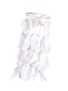 Large Dream Catchers With Natural Feathered Hanging Ornament For Living Room Home Decors And Giving (No Power) - multicolor - View 8