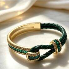 MOTF PREMIUM PRE ELEGANT MINIMALIST MICRO-SET MINIMALIST GREEN STONE JEWELRY - Green - View 13