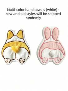 Joivida Corgi Butt Cat Hanging Kitchen Towel Set - Absorbent Reusable Small Washcloth, Cute Cartoon Animal Dish Towel, Home Decor, Funny Gifts For Pet Lovers, Fast Drying Hand Towel For Bathroom & Kitchen, Soft Washable Facecloth - Multicolor - View 10