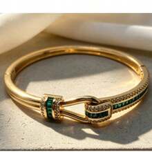 MOTF PREMIUM PRE ELEGANT MINIMALIST MICRO-SET MINIMALIST GREEN STONE JEWELRY - Green - View 14