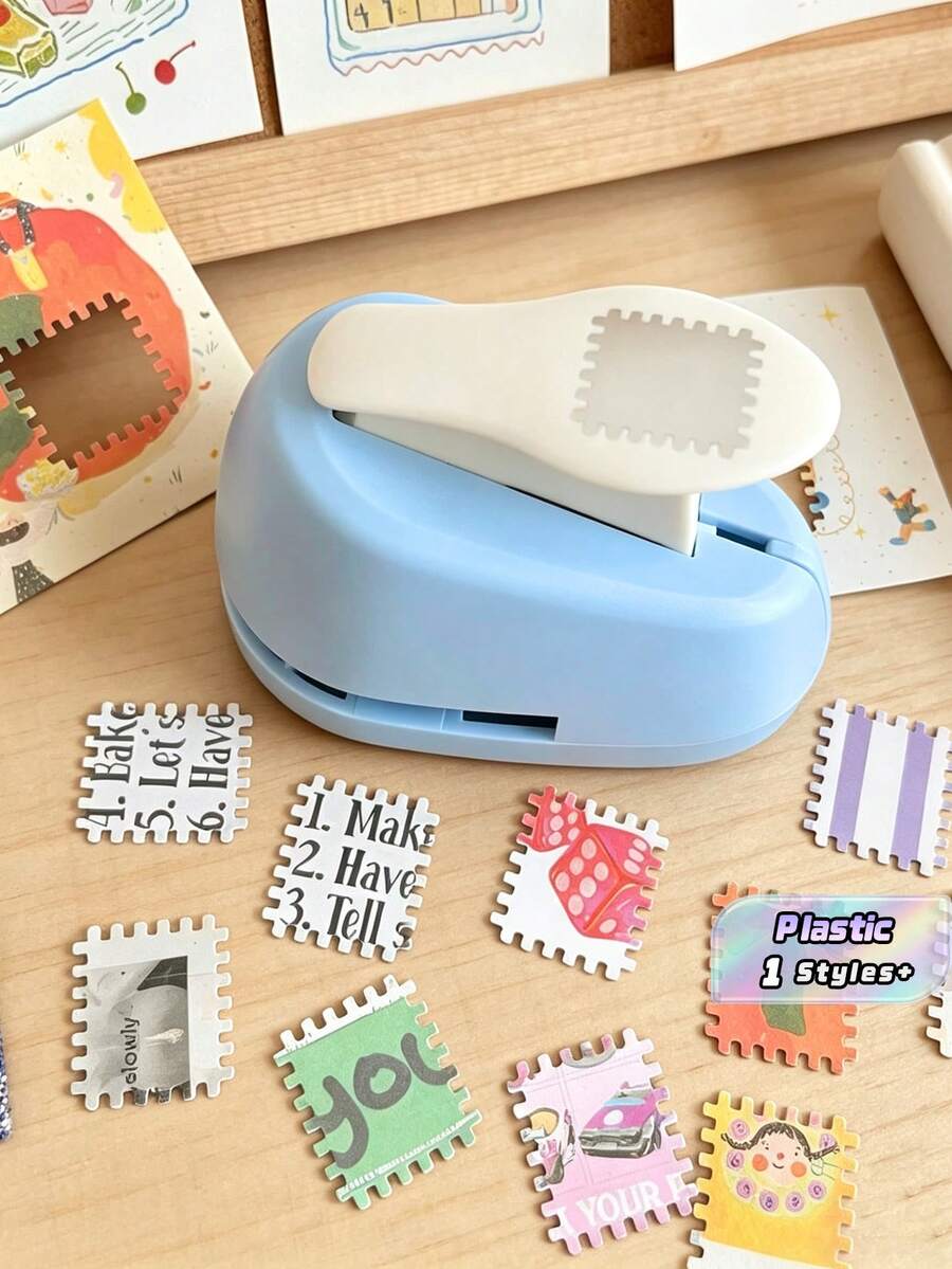1-Piece Stamp Embosser, Stamp Bullet Journal Hole Punch, Creative DIY Embossing Tool, And A Supplies‑Collecting Tool For Your Planner.