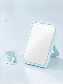 Simple Desktop Makeup Mirror, Freestanding & Wall‑Mountable Single‑Sided Vanity Mirror, High‑Definition Dressing Mirror For Student Dormitory Bedroom Tabletop Use - Multicolor - View 17