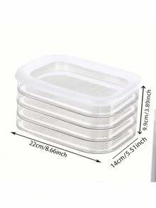 1/2/3/4‑Tier Stackable Food Storage Containers, Leak‑Proof Sealed Food Keeper For Refrigerator - Multicolor - View 17