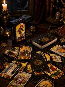 1pc Renaissance Art Tarot Cards Set, 78-Card Full Deck With Classic Painting Theme, Divination Oracle Cards For Beginners, Spiritual History Art Lovers, Great Gift For Tarot Enthusiasts - Renaissance Painting - View 4